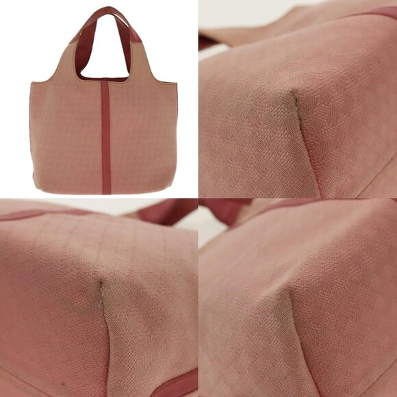 BOTTEGA VENETA Hand Bag Canvas Pink Auth 94232 - Picture 13 of 14